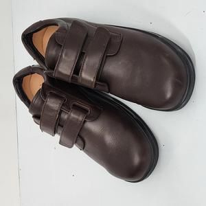 714‎ Apex Mens Brown Ambulator Conform Double Strap Casual Shoes Size 10